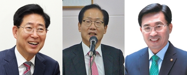 양승조 위원장, 오제세 의원, 김춘진 전 위원장(좌로부터)