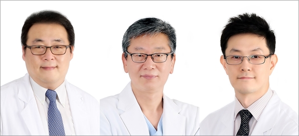 (왼쪽부터)장재영, 김용호, 맹치훈 교수